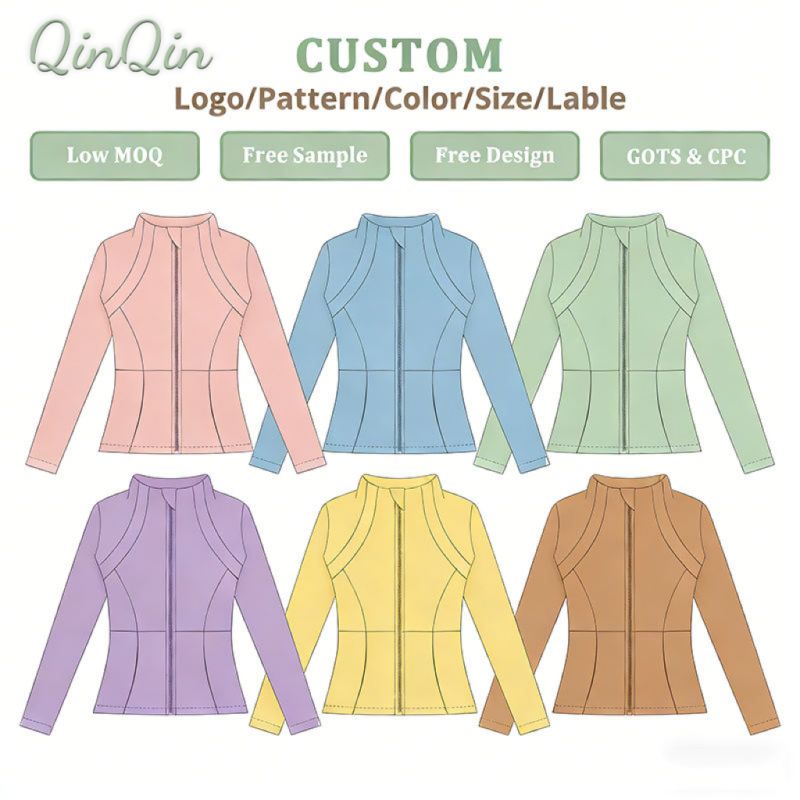 Wholesale Breathable Customized Color Yoga Pants for Girls Kids Flare Leggings with Jackets Little Girls Sports Outfit Sets