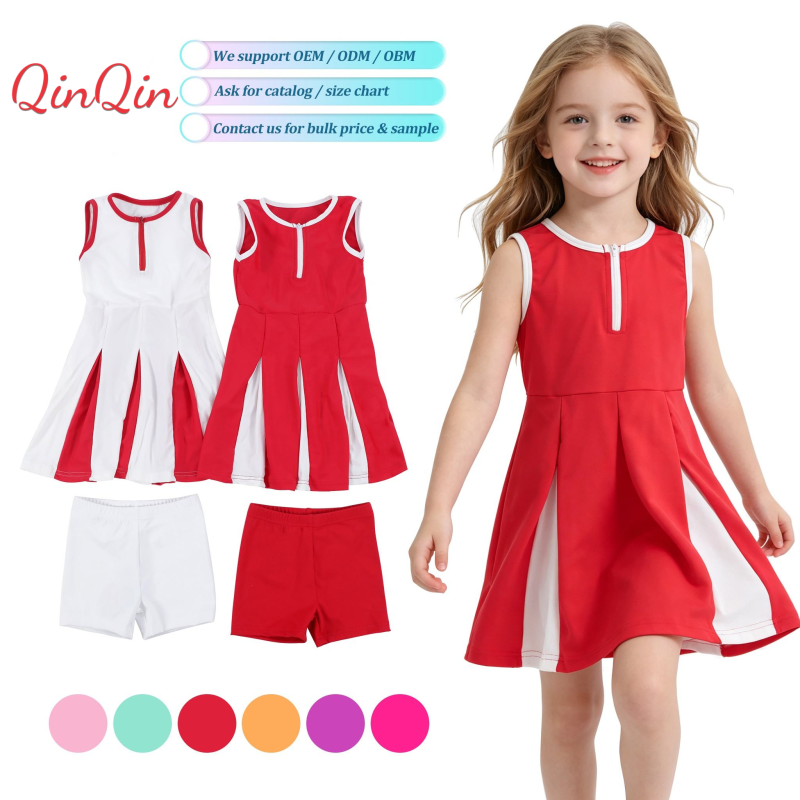 WEIWEI Custom Kids Yoga Clothing - Long Sleeve Yoga Dress for Girls Active Wear