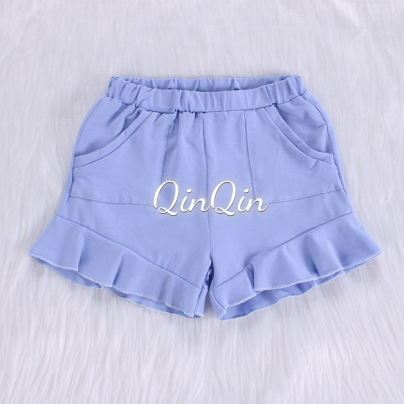 QinQin OEM  Sweet Fashionable Shorts Trumpet Pants for Little Girls