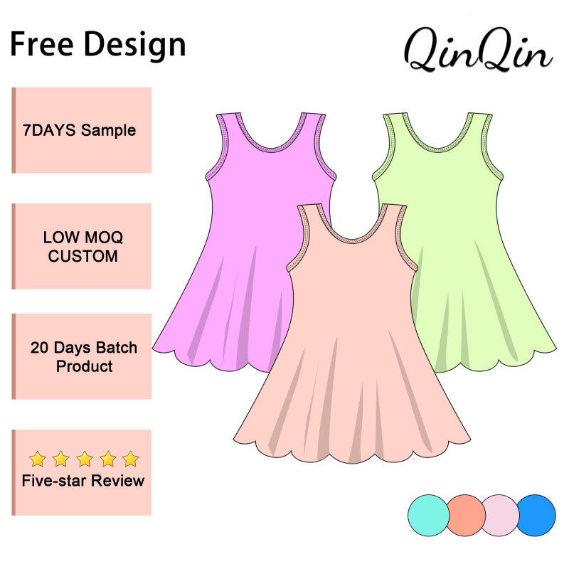 WEIWEI Yoga Wear Kids - Girls Yoga Dress Long Sleeve Custom Color Logo