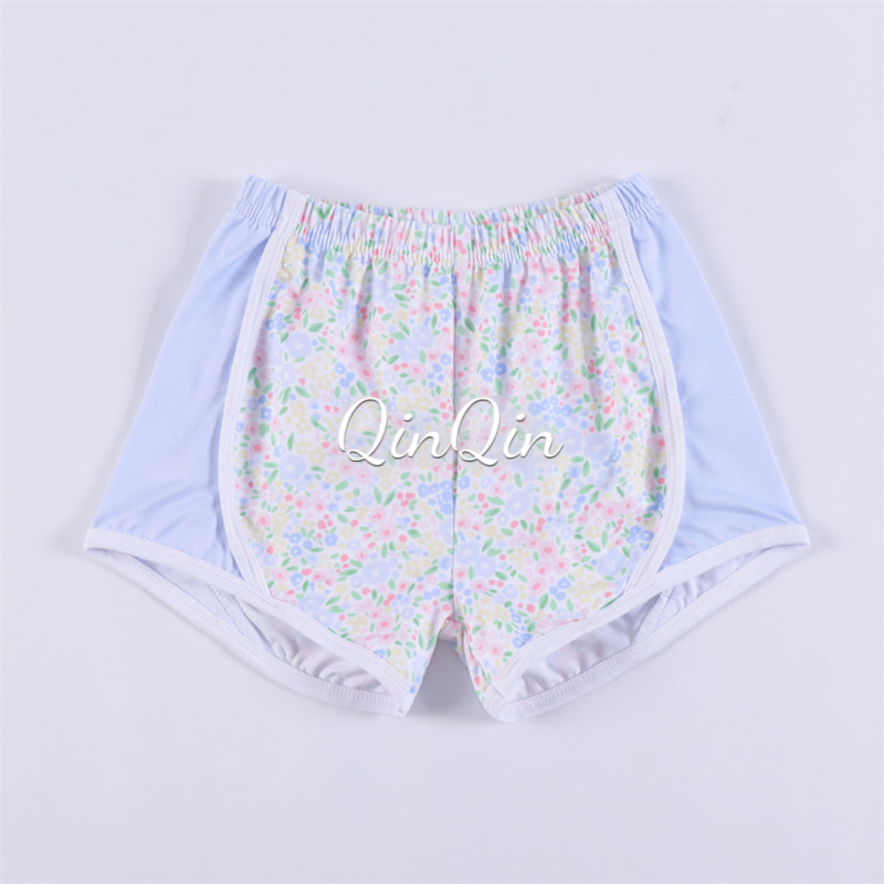 Summer Seersucker Shorts QinQin Custom Print Girls Casual Short Daily Wear Outgoing Wear