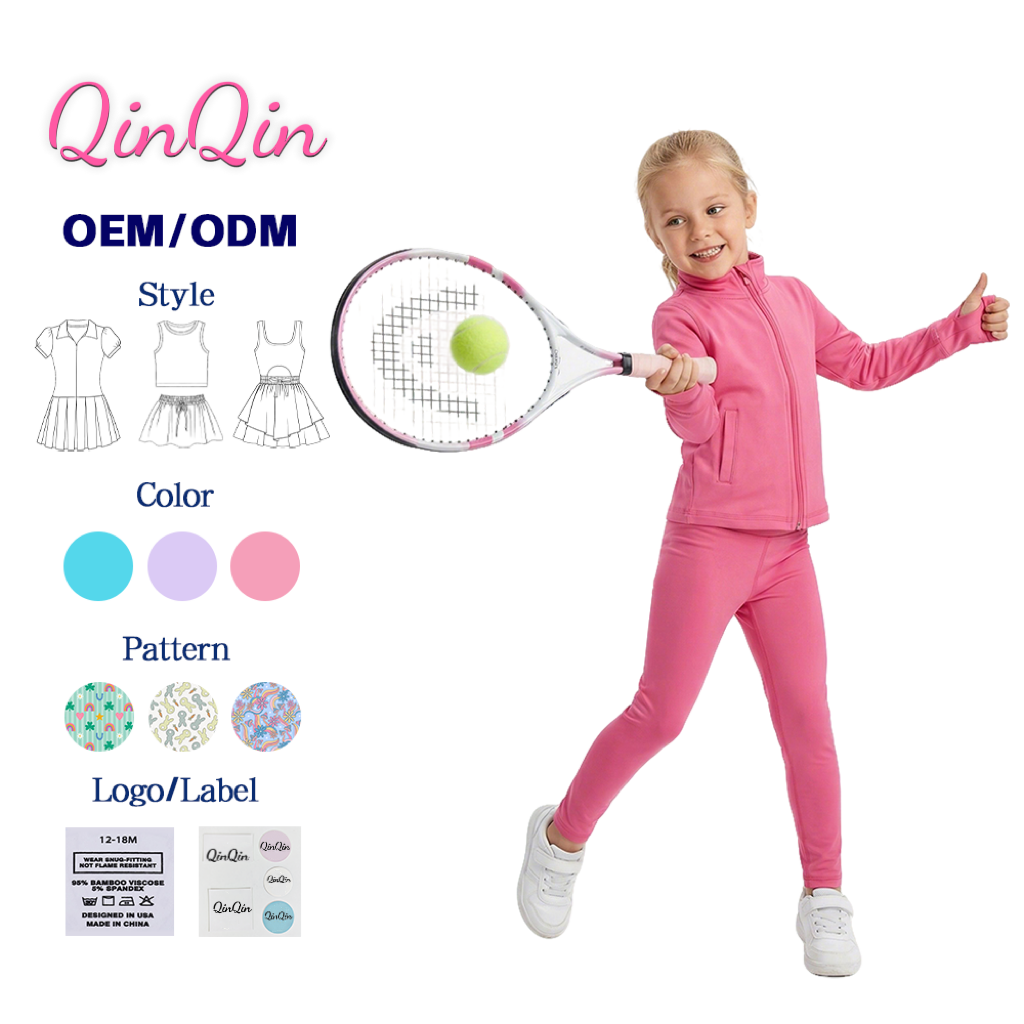 Premium girls' woodland activewear designed for durability and comfort, ideal for B2B wholesalers seeking high-quality outdoor apparel.