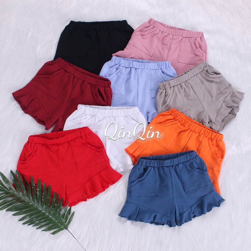 QinQin OEM Wholesale Summer Customized Pants for Kids Girls