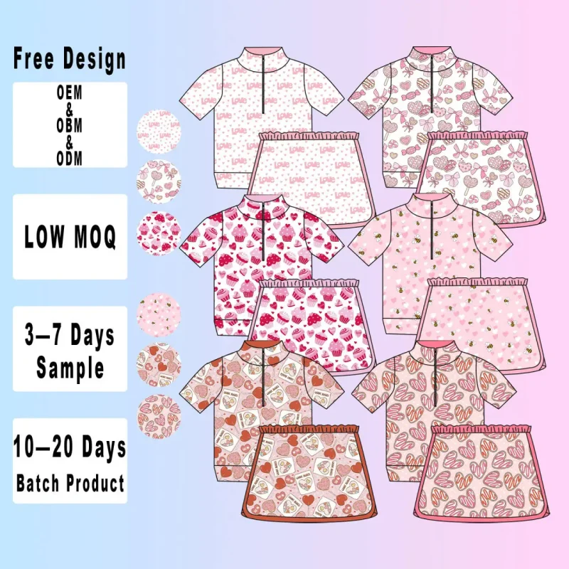 Casual Toddler Girl Sports Set Leopard Printed Baby Girl Yoga Outfit Wholesale Preorder Toddler Kids Tennis Tank+Short Set