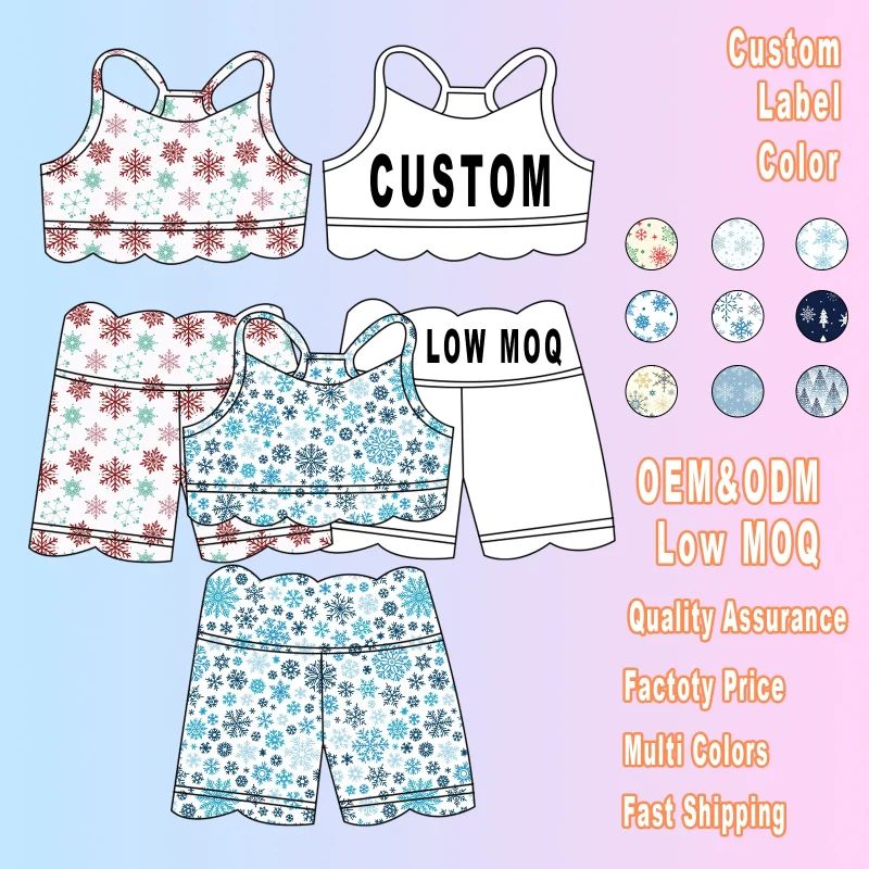 Solid Gym Fitness Sets for Kids Girl Sleeveless Crop Top Bra Tights Leggings Shorts Elastic Waist Breathable Yoga Set