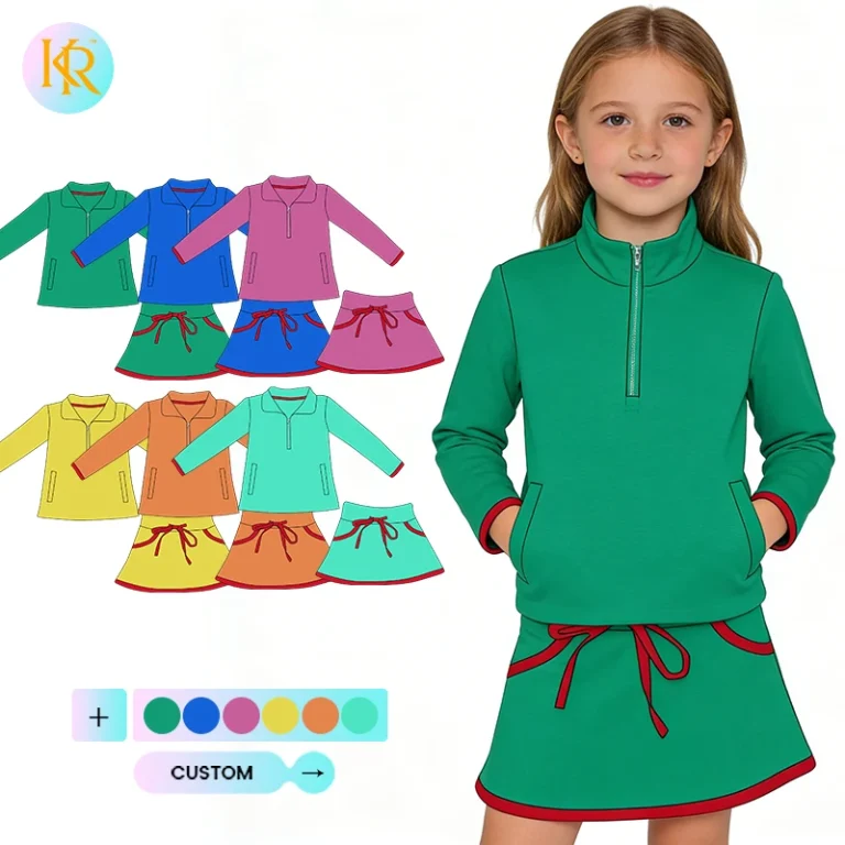 Scalable Private Label Green Children Sportswear OEM/ODM Solutions Grow Your Boutique with