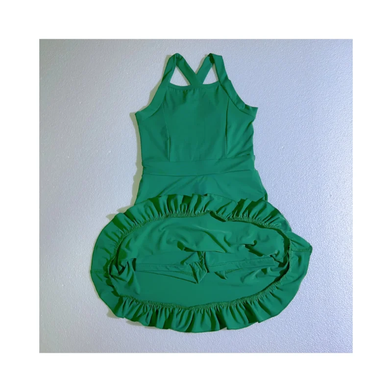 Yoga Sports Wear Kids Clothing New Arrival Sleeveless Fitness Clothing Skirt Tennis Dresses With Shorts