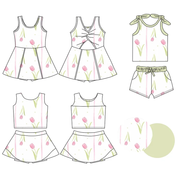 Fast Delivery Yoga Set With Shorts Kids BSCI Audited Factories – Factory Direct Pricing