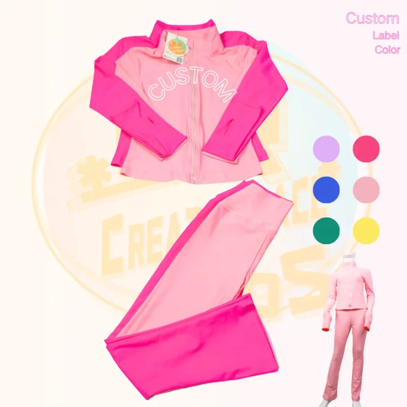 KERUI Teen Tracksuit Set Baby Giris Outfits Workout Fitness Jogger 2 Pieces Set Tall Girl Friendly Active Set Summer Suits