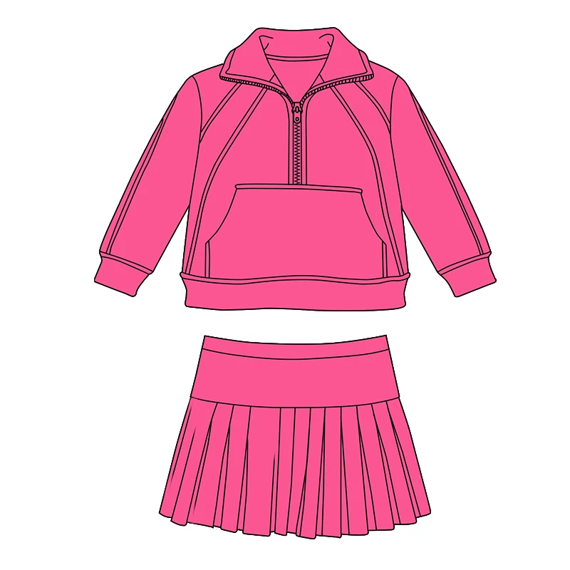 Wholesale 80s neon sportswear for girls – vibrant retro activewear perfect for retailers seeking trendy, high-demand vintage-inspired inventory.