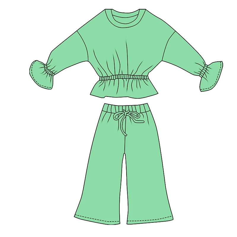 Durable flat seam kids activewear for wholesale buyers, designed for comfort, flexibility, and bulk orders in the B2B market.