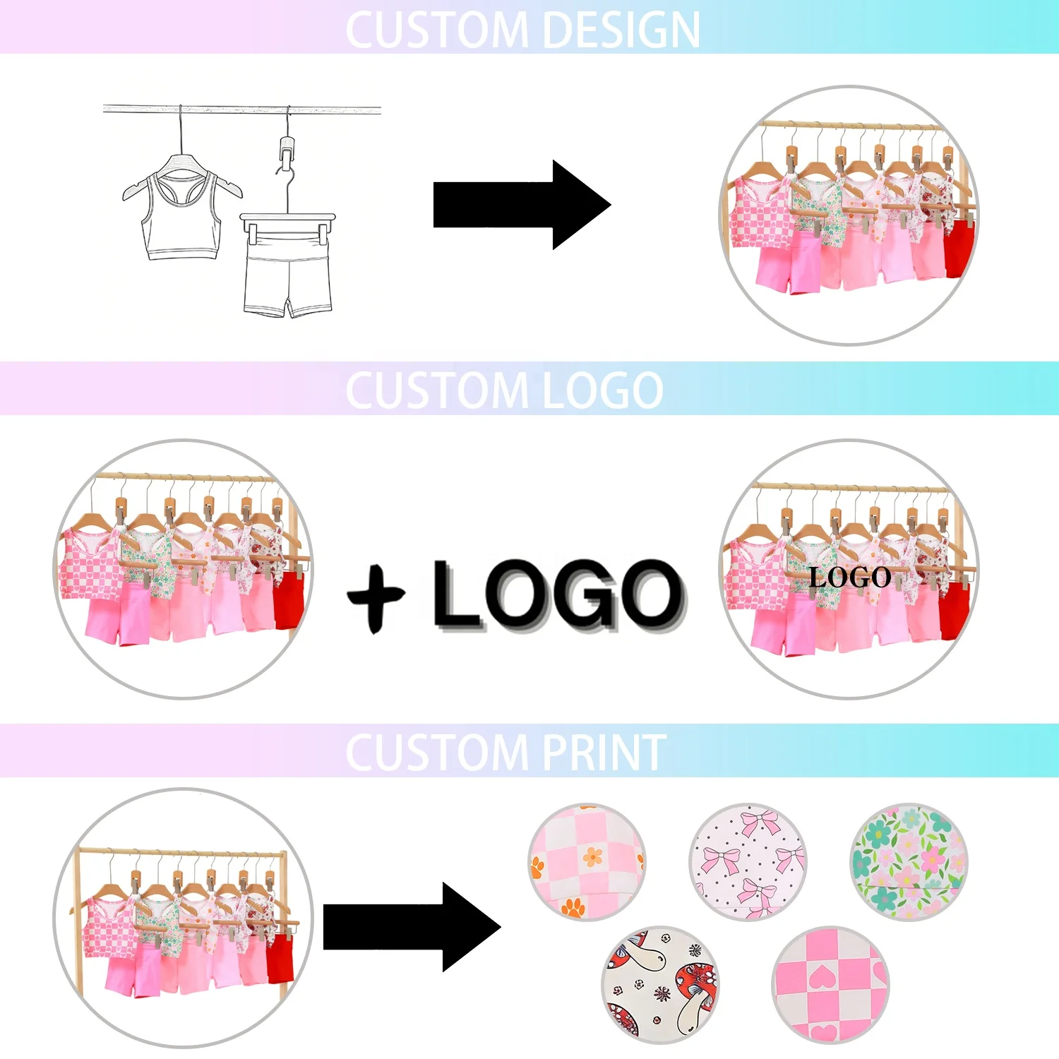 Kerui Newly Arrived Girls Athletic Wear Children's Vest and Shorts Yoga Set with Custom Patterns Girls' Sports Clothing - Image 2