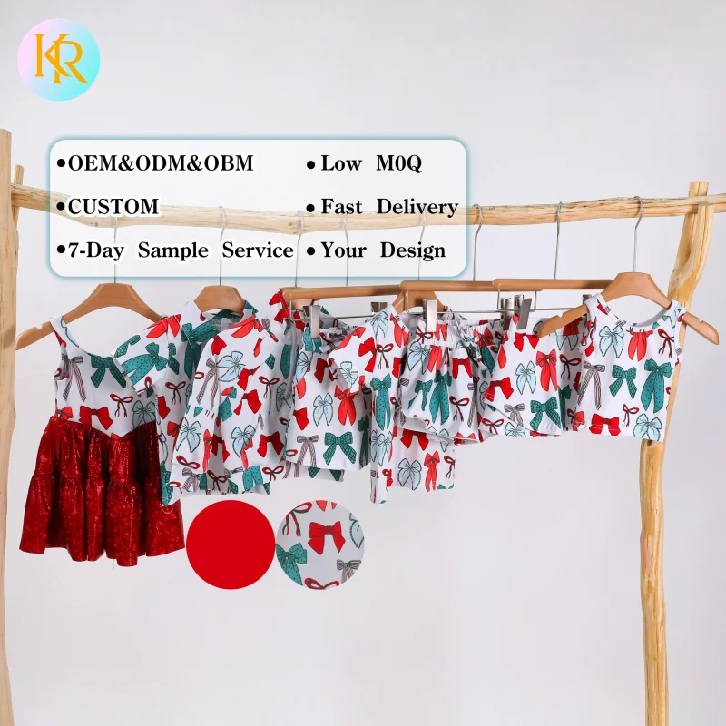 Kerui New Arrival Active Wear Kids Nylon Sportswear Set Summer Littler Girl Custom Printed Sportswear Set Yoga Outfit Girl Sets