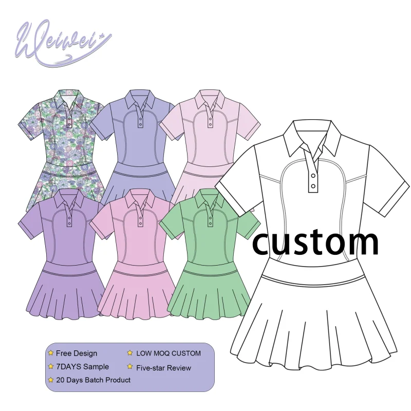 WEIWEI Kids Wearing Yoga Pants - Sleeveless Gym Sports Tennis Golf Dress