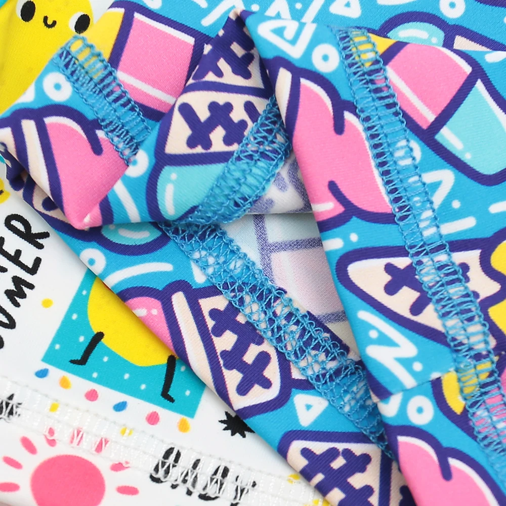 Super Soft UPF 50+ Infant Quick Dry Summer Beachwear Short Sleeve Swimwear for Baby Boys & Girls Summer Printing for Pool Beach - Image 5