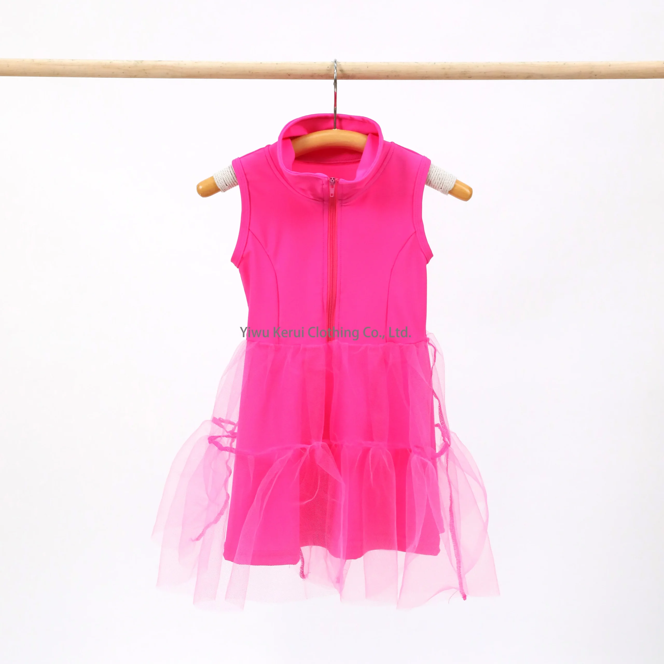 Wholesale ruffled kids yoga sets in vibrant colors, perfect for retailers seeking stylish, comfortable, and high-quality activewear for children.