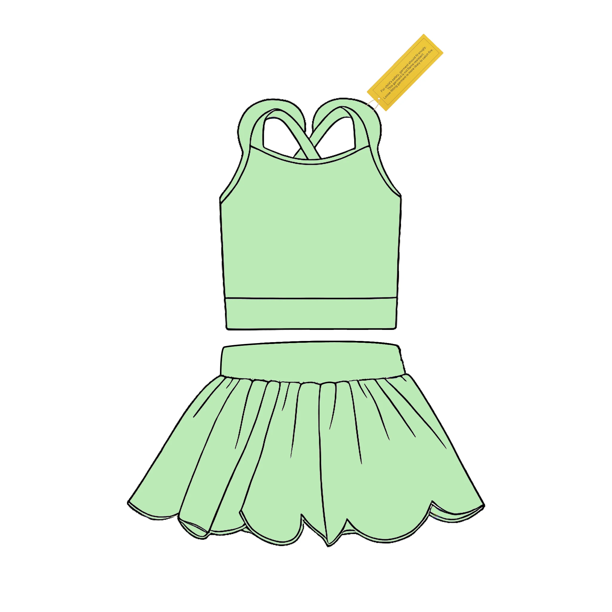 Colorful tie-dye yoga sets for kids displayed neatly, perfect for B2B wholesale buyers seeking vibrant, trendy activewear collections.