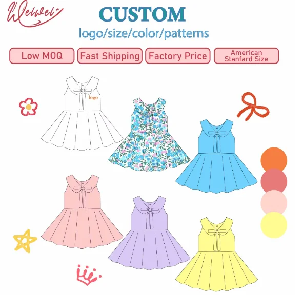 WEIWEI Kid De Yoga - Baby Dresses Wholesale Toddler Dress for Girls