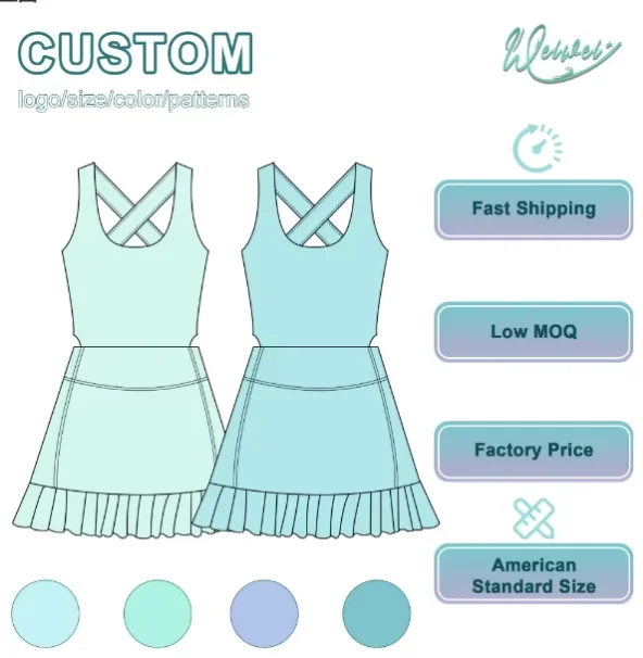 WEIWEI Antibacterial Kids Hoodie Yoga Dress - Ball Yoga Kids Fitness Wear for Children