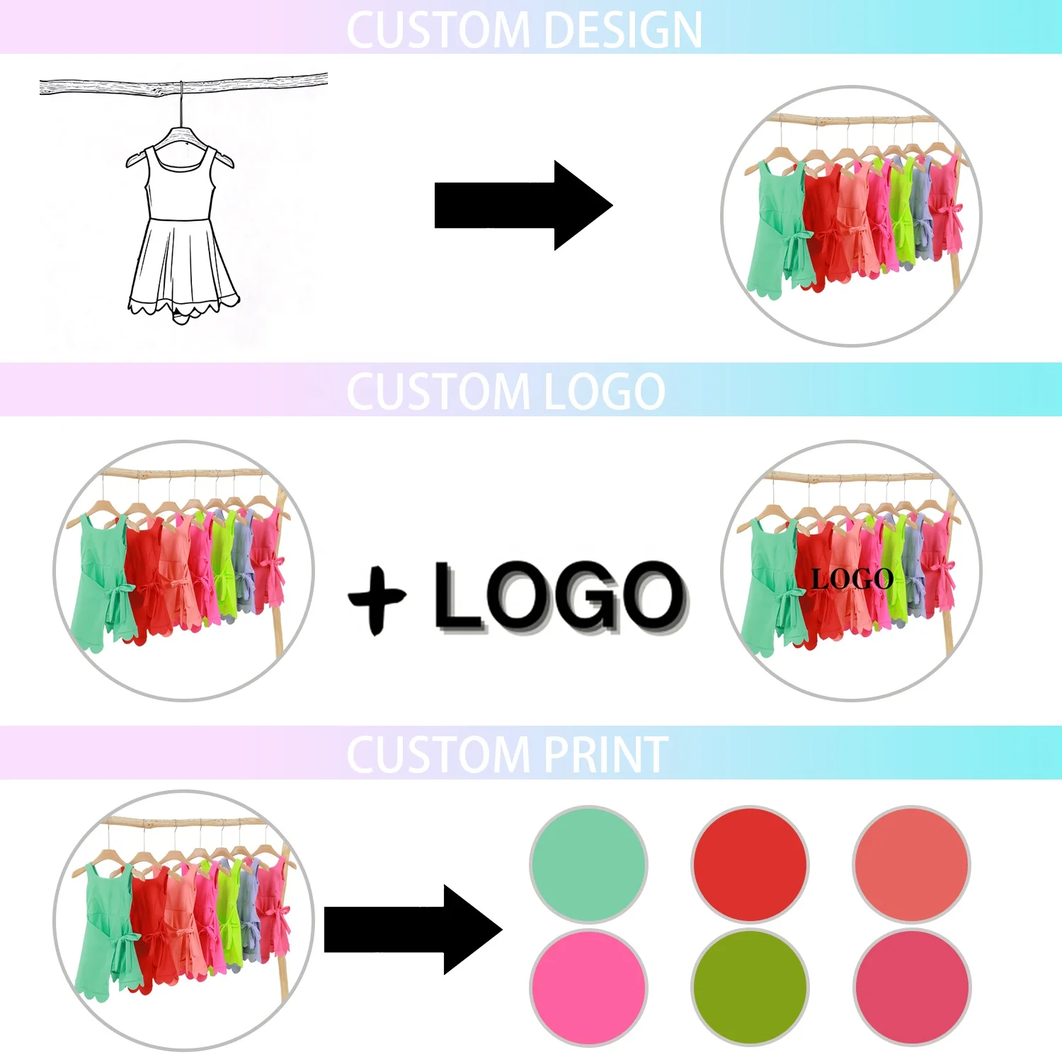 Kerui Girls Kids Dress Children Athletic Custom Color Scheme Yoga Dress Neckline Embroidered Dress with Safety Shorts - Image 2