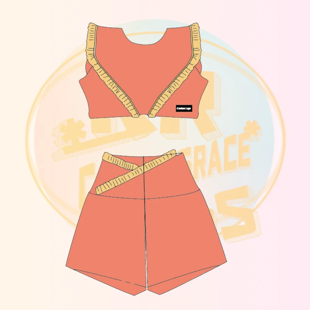 Wholesale kids' yoga wear in vibrant designs and premium fabrics, perfect for retailers seeking quality activewear for young customers.