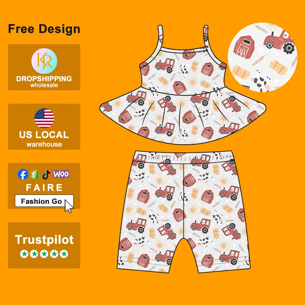 Adorable heart print toddler yoga outfit, perfect for B2B wholesale buyers seeking stylish, comfortable kids' activewear for retail stores.
