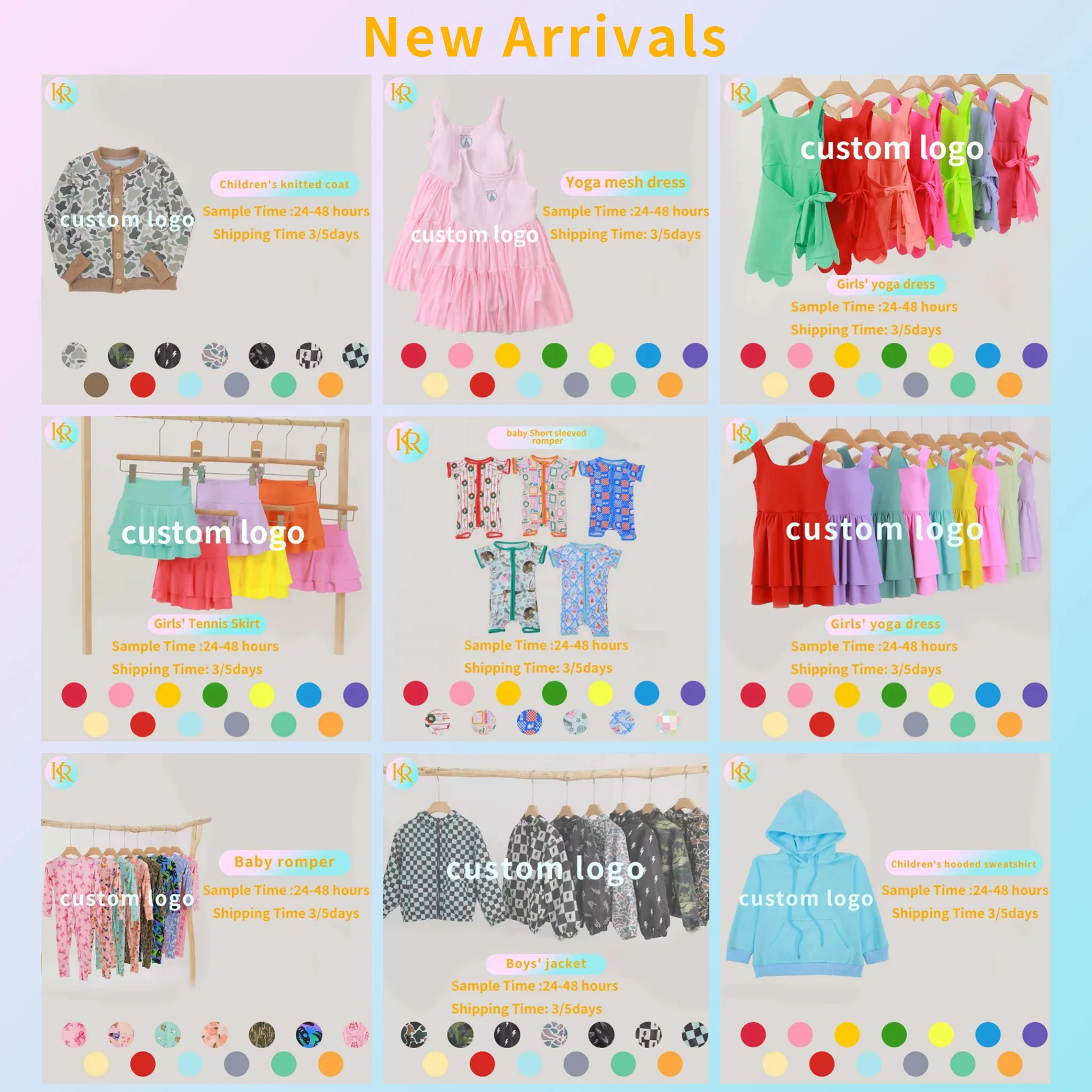 Kerui Custom Girls Sports Fashion Sportswear Sleeveless Tank Top and Skirt with Embroidery and Built in Shorts - Image 3