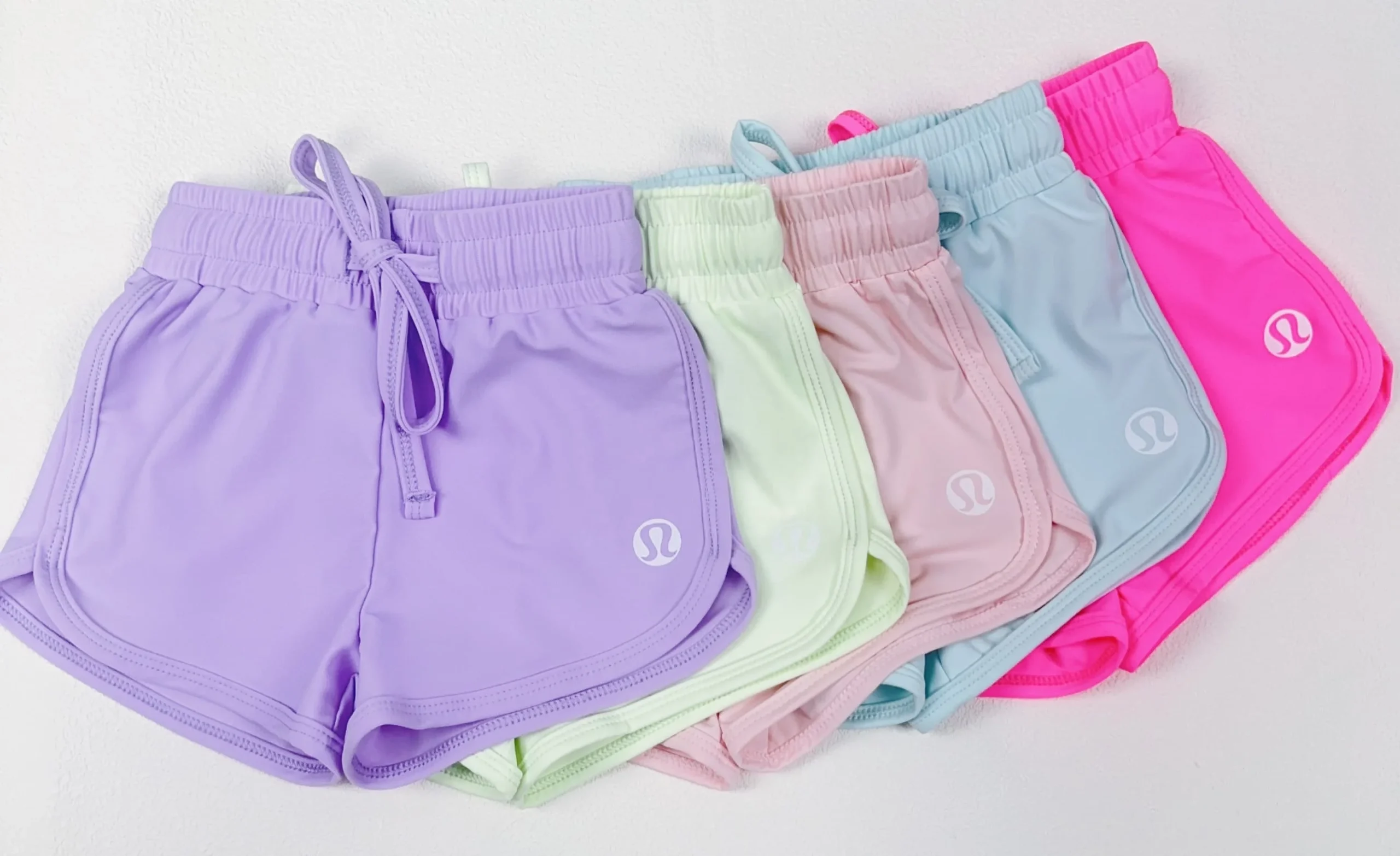 KERUI Youth Girls Yoga Fitness Athletic Shorts with Drawstring Baby Girls Yoga Shorts Girls Tights Bike Shorts - Image 3