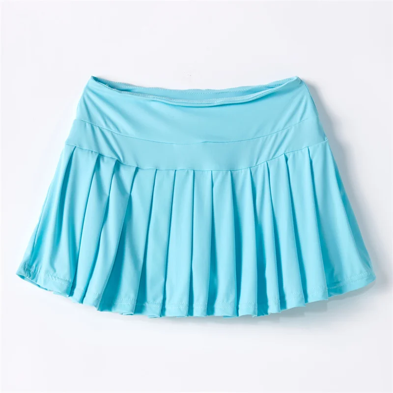 2-in-1 Breathable Eco-Friendly Quick-Dry Active Sports Skort Girls Children Mini Length Tennis Skirt Shorts Summer Athletic - Image 3