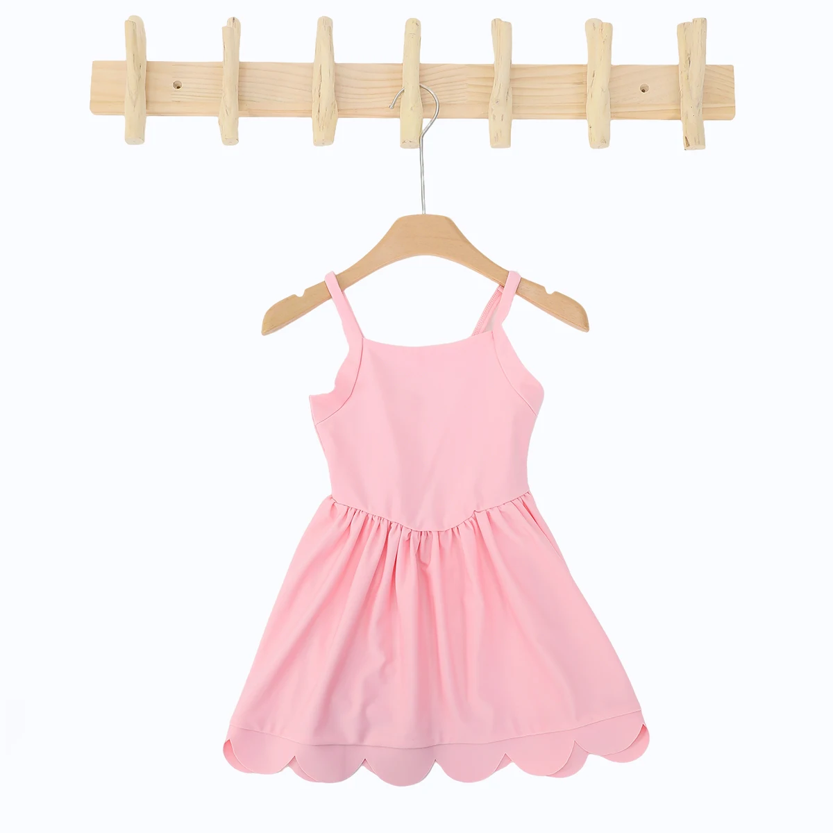 Minimalist yoga closet for kids showcasing organized storage solutions, ideal for B2B wholesale buyers seeking functional and stylish designs.