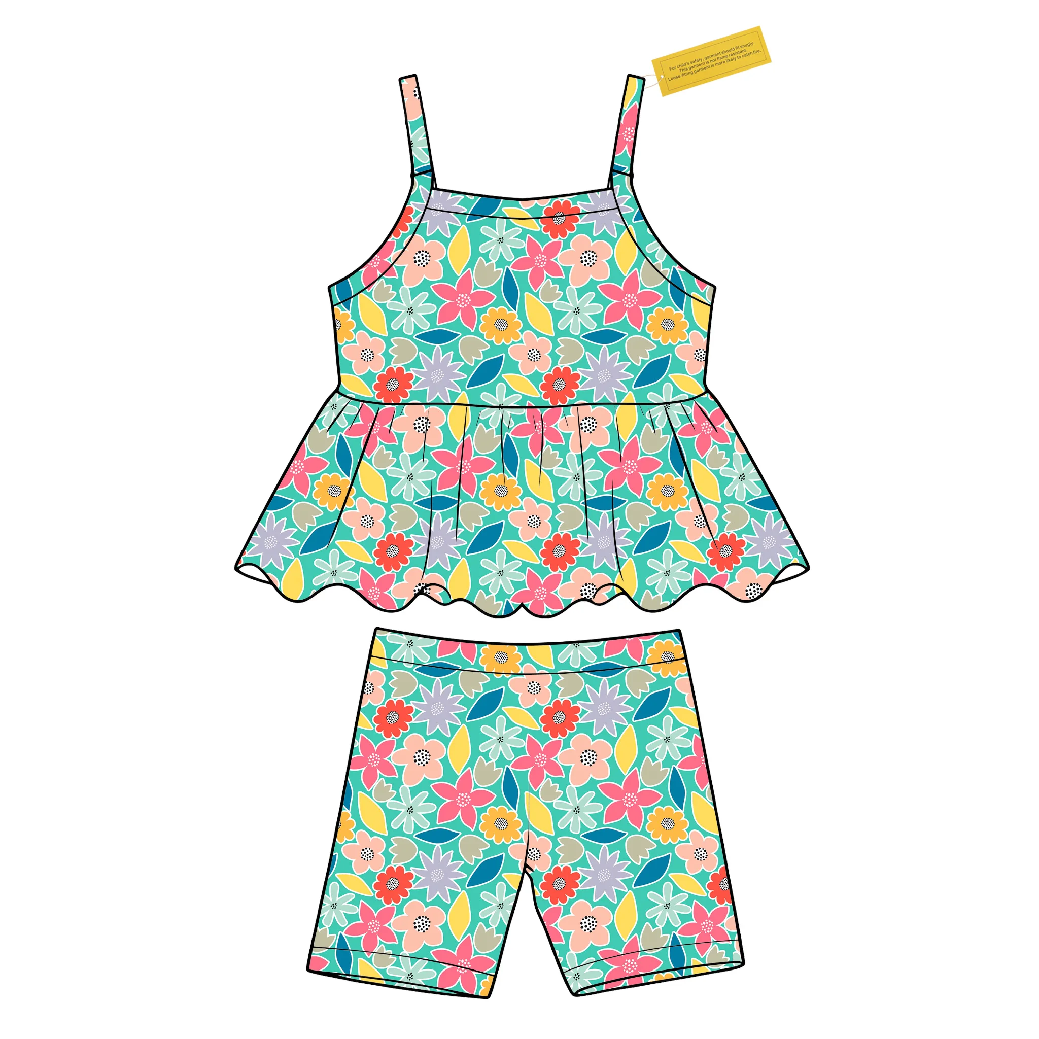 Wholesale kids' sand-colored activewear showcasing durable, stylish designs perfect for retailers seeking quality apparel for active young customers.