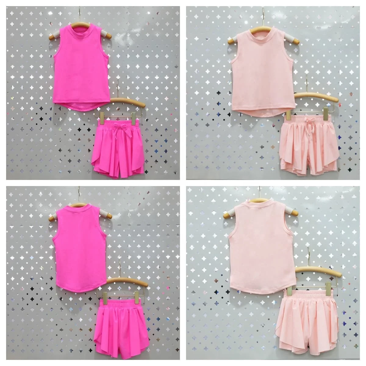 Kerui Kids Yoga Tops Baby Gym Infants Yoga Tanks Toddlers Girl Plain Breathable Sweat Absorbing Nylon Vest - Image 5