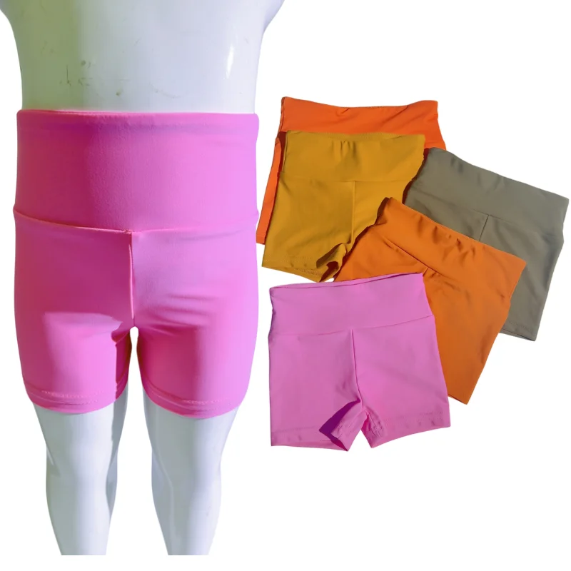 High Waisted Girls Athletic Shorts for Sports Quick Dry Running Dancing Track & Yoga Active Sports Shorts for Kids and Teens