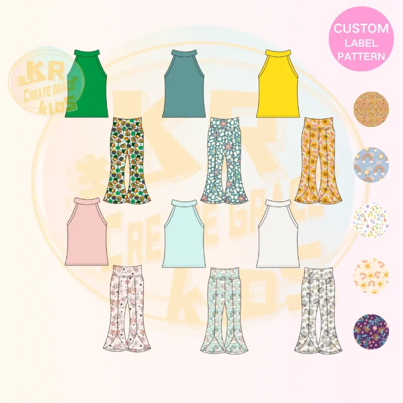 KERUI China Supply Kids Teen Sports Sets Stylish Girls Tracksuit for Summer Gym Sportswear Gym Clothing Set