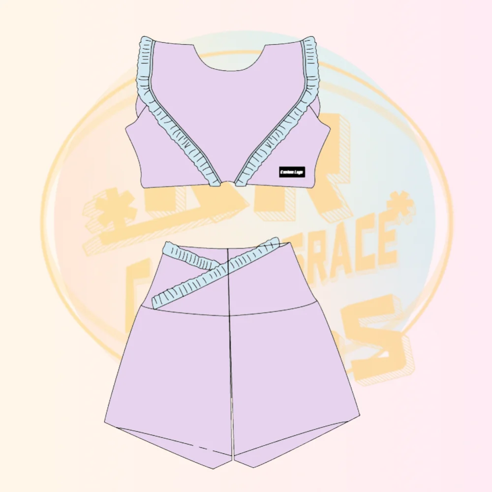 Wholesale kids' yoga wear in vibrant designs and premium fabrics, perfect for retailers seeking quality activewear for young yogis.