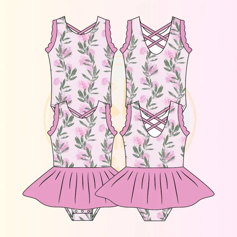 Stock Yoga Wear Kids Bespoke Suppliers Supporting Private Label Service (Low MOQ)