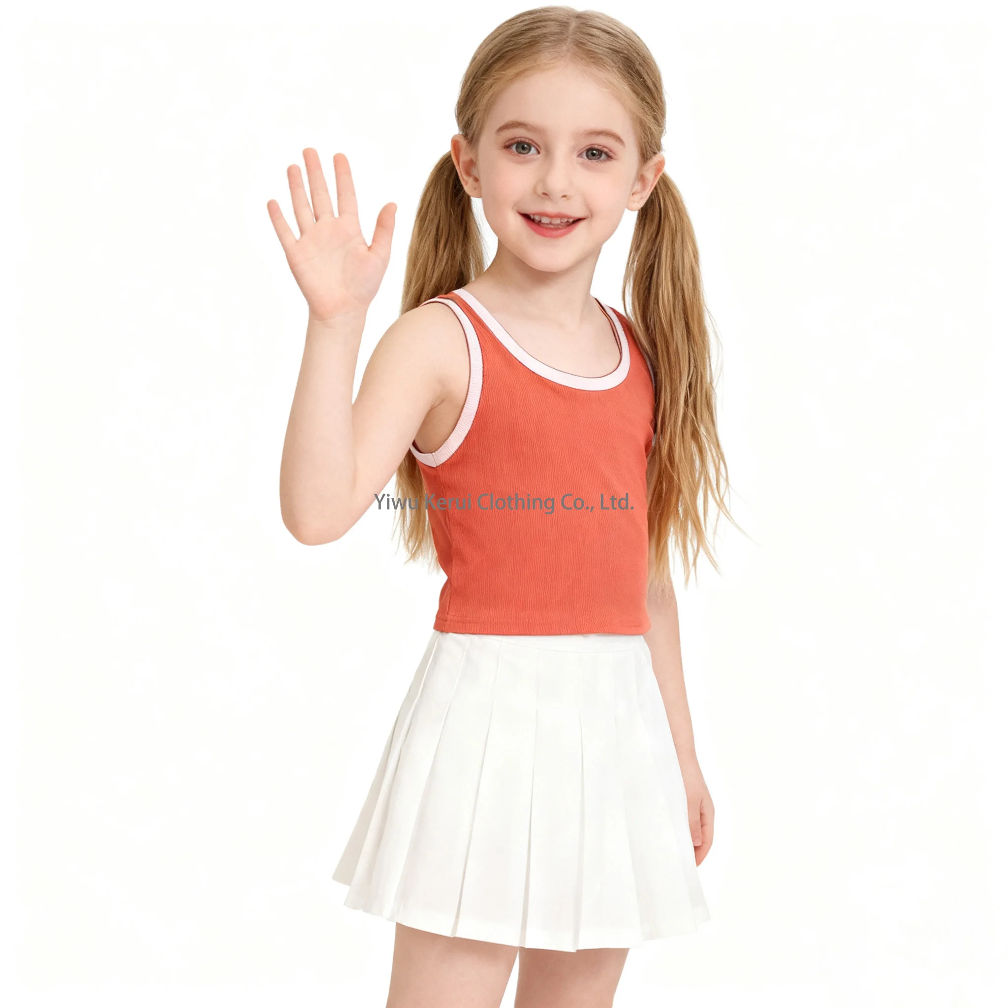 Durable and stylish yoga wear for kids, perfect for B2B wholesale buyers seeking premium activewear for young customers.
