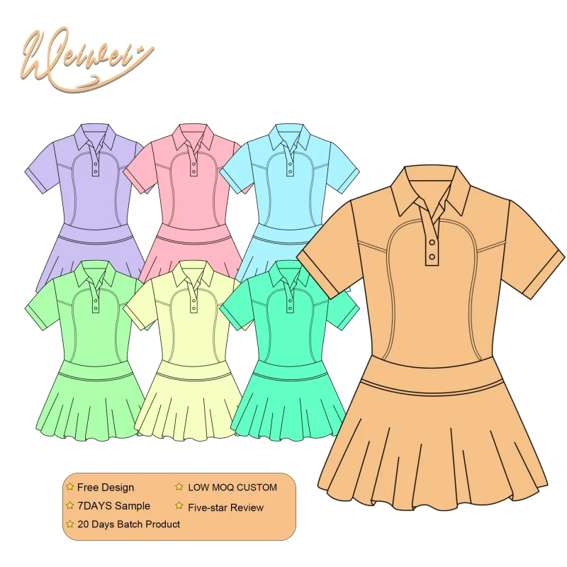 WEIWEI Kids Yoga Clothes - Solid Color Workout Yoga Dress for Birthday Party