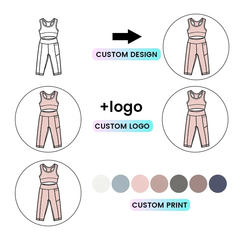 Comfortable and durable beginner kids yoga wear for wholesale buyers, perfect for promoting active lifestyles in children. Bulk orders available.