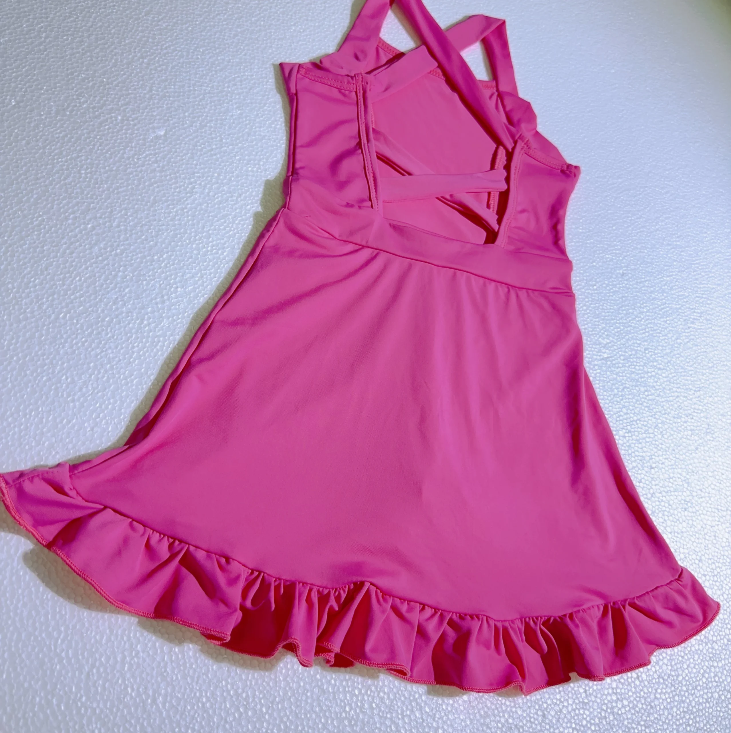 New Product Toddler Girls Tennis Dress Kids Girls Sports Skirt Girls Custom Color Sleeveless Summer Baby Fitness Yoga Dress - Image 5