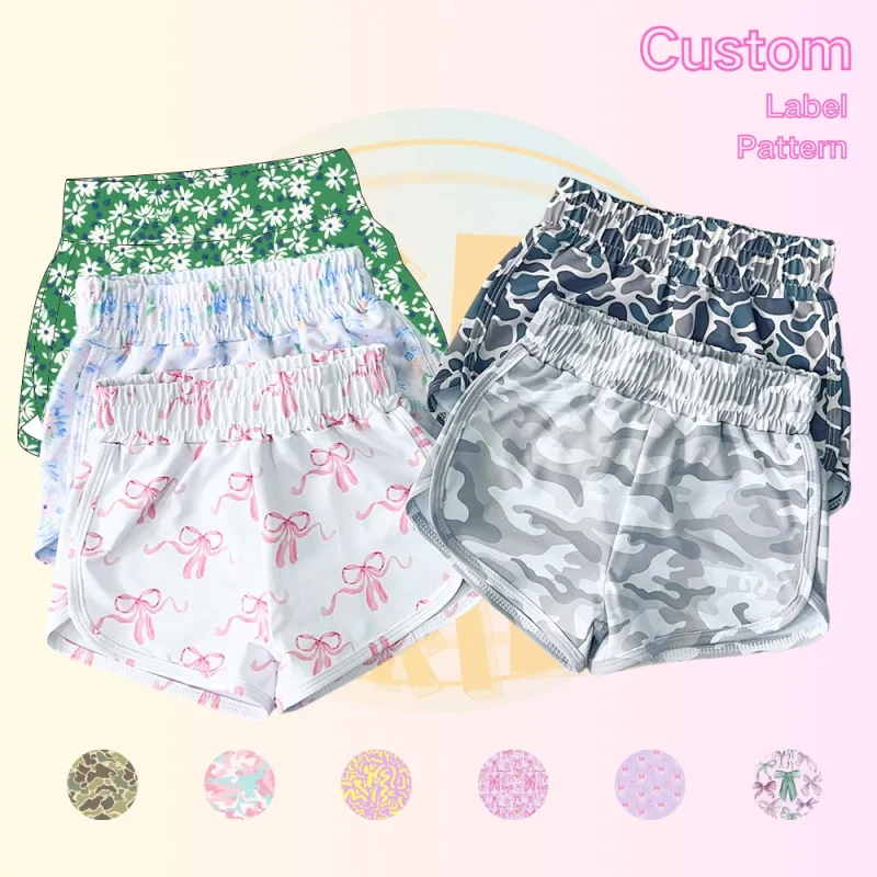 KERUI New Style Mom and Me  Shorts Kids Casual Gym Shorts Children and Adult Matching Clothes Prints Camouflage Shorts