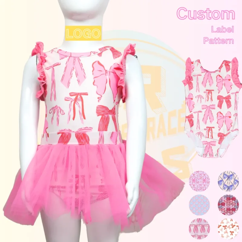 KERUI Girls Leotard Dance Training Plus Size Ballet Leotard for Girls Sleeveless Ballet Leotards Kids Bubble Jumpsuits