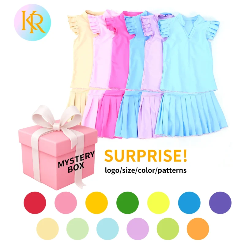 Kerui Kids Clothes Wholesale Fitness Yoga Wear Yoga Shorts Kids Yoga Set Child Outfit Blind Box