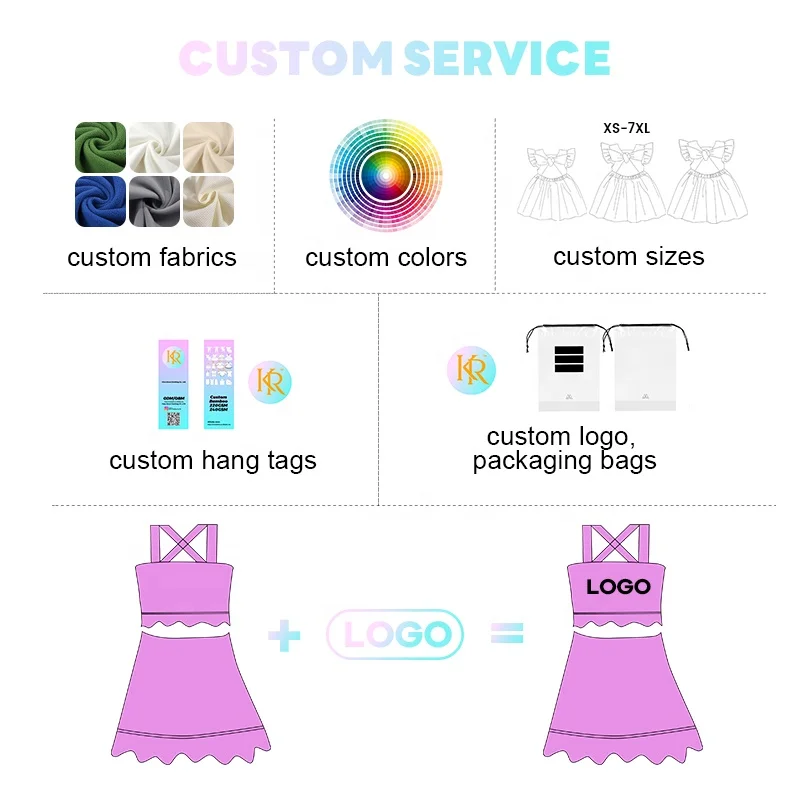 Kerui Girls Sports Custom LOGO Suit Kids Yoga Sets Lovely Teen Girls 2 Pcs Skirts Set Training Running Gym Outfits - Image 5