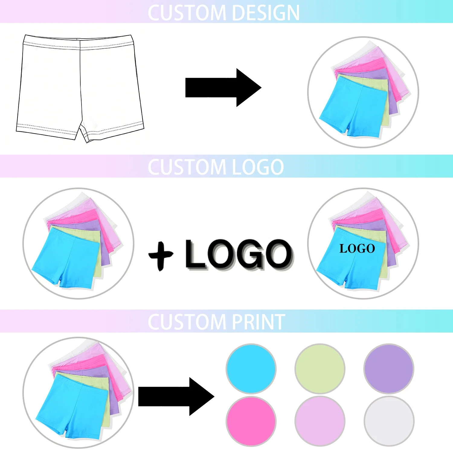 Wholesale Children Spandex Athletic Wear Yoga Clothes Kid One Piece Kids Girls Printed Gym Kids Yoga Short - Image 3