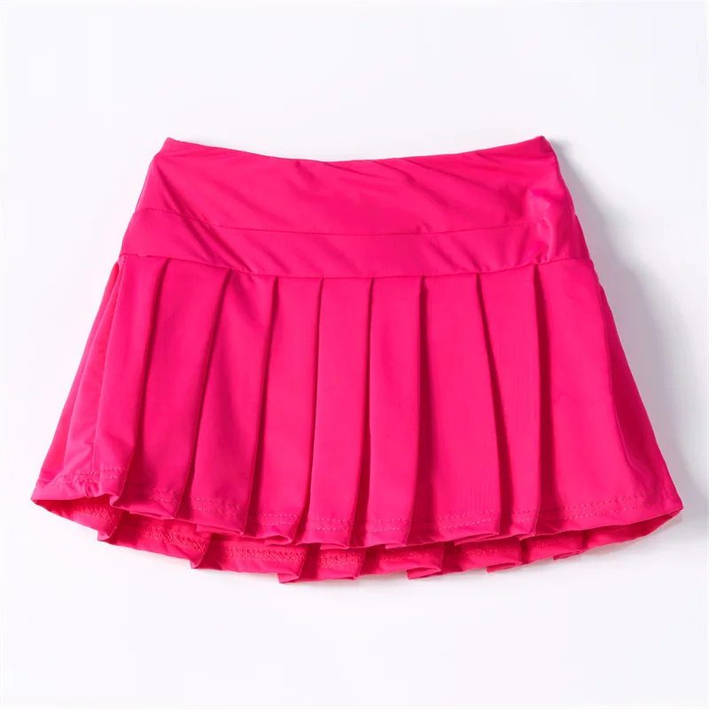 2-in-1 Breathable Eco-Friendly Quick-Dry Active Sports Skort Girls Children Mini Length Tennis Skirt Shorts Summer Athletic - Image 4