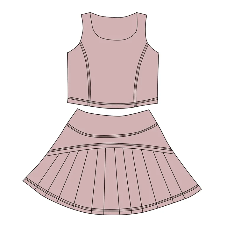 China OEM/ODM Partner Wholesale Girls 4 Piece Sports Gear Private Label Service