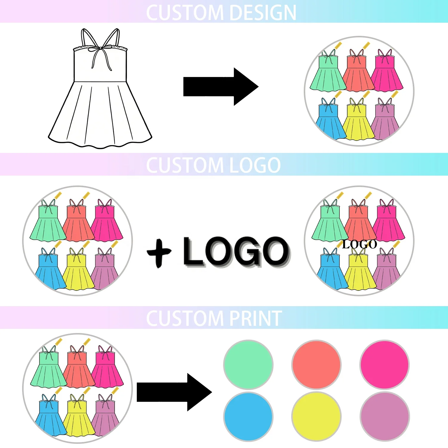 Kerui Wholesale Girls Kids Dress Summer Sports Workout Wear Western Style Sleeveless Strap Yoga Girls Candy Colours Dress - Image 2