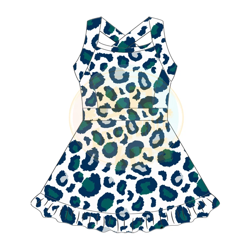 High-waisted girls' sports tights in premium fabric, ideal for B2B wholesale buyers seeking quality activewear for bulk purchase.