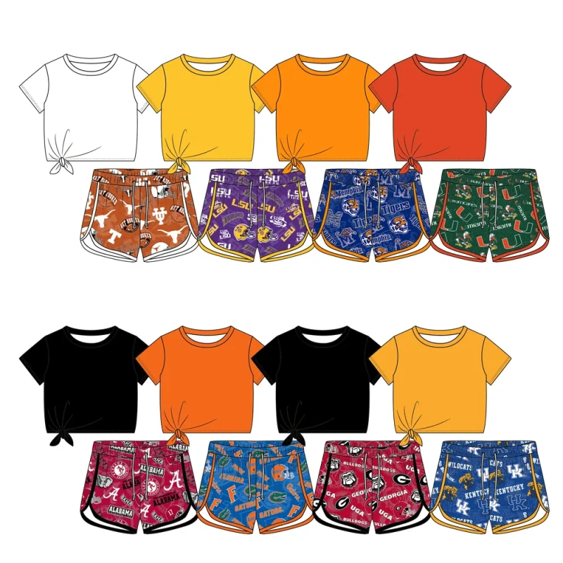Kids' Sportswear Summer Boys Short-sleeved T-shirt Baby Casual Shorts Stylish Two-piece Girls Fashion Clothes Set